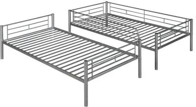 Merax Twin Over Twin Metal Bunk Bed