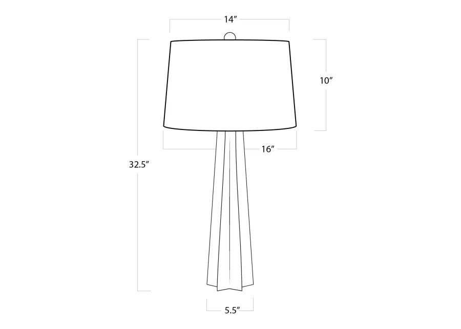 Glass Star Table Lamp