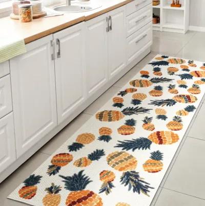 Ananas Bold Pineapple High-Low Indoor/Outdoor Area Rug