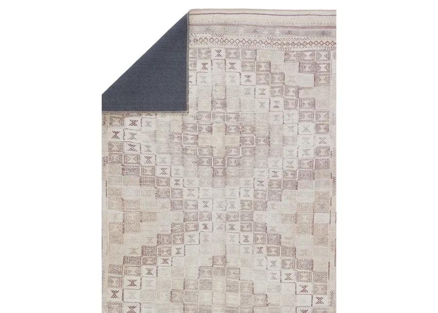 Harman By Katelester Davina Tan/Taupe 2'6" x 10' Runner Rug