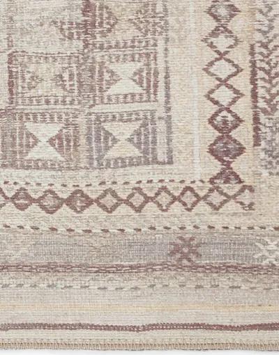 Harman By Katelester Davina Tan/Taupe 2'6" x 10' Runner Rug