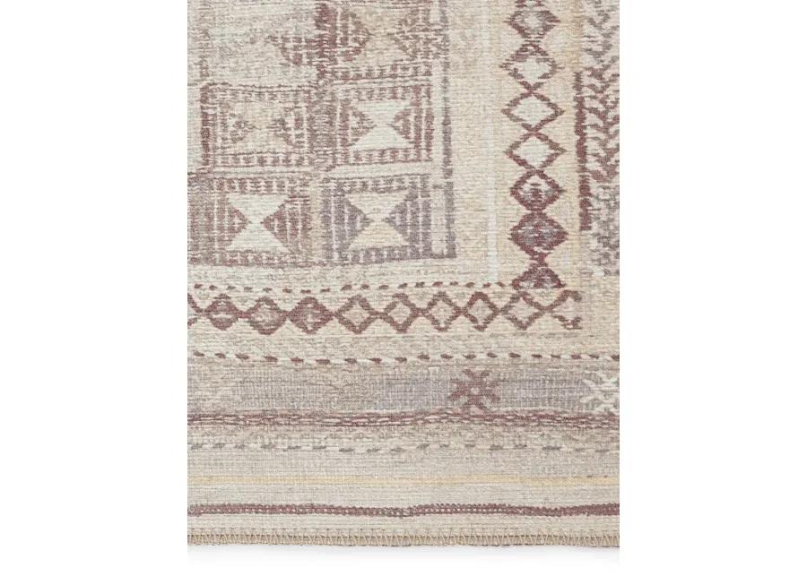 Harman By Katelester Davina Tan/Taupe 2'6" x 10' Runner Rug