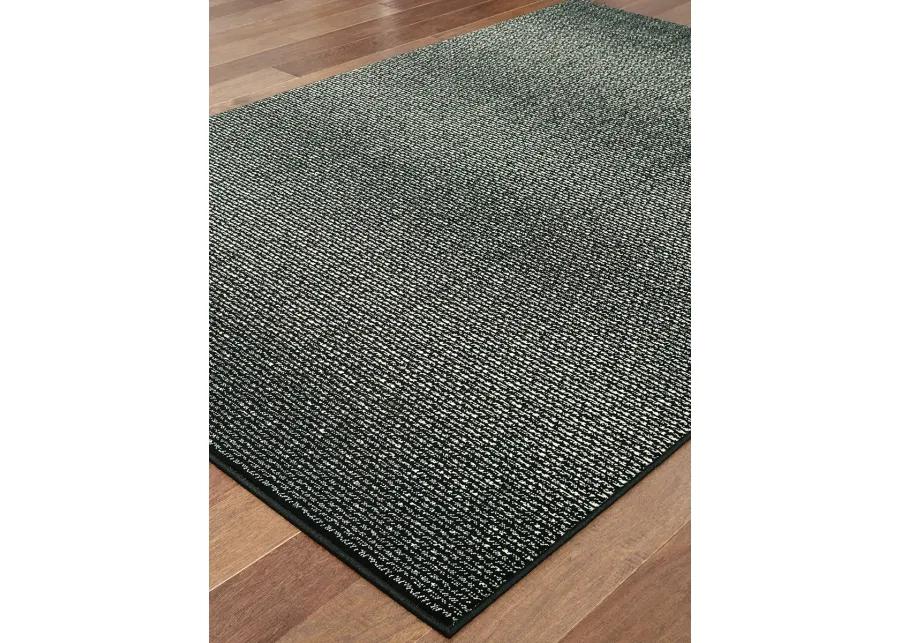 Luna 5'3" x 7'6" Black Rug