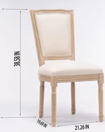 Antique French Style Dining Chairs, Set of 2