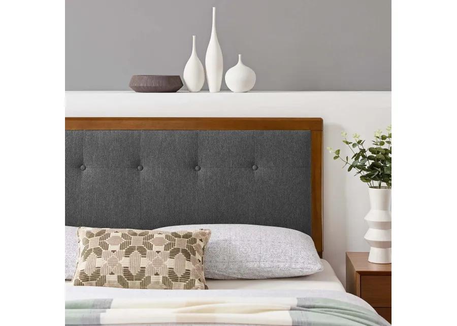 Modway - Draper Tufted Queen Fabric and Wood Headboard