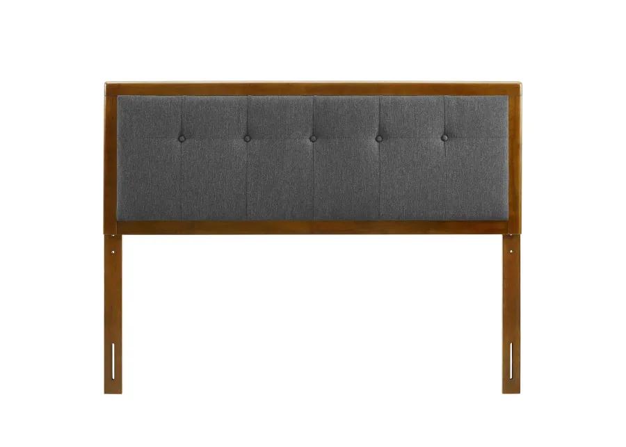 Modway - Draper Tufted Queen Fabric and Wood Headboard