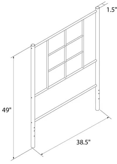 Praxis Metal Headboard.