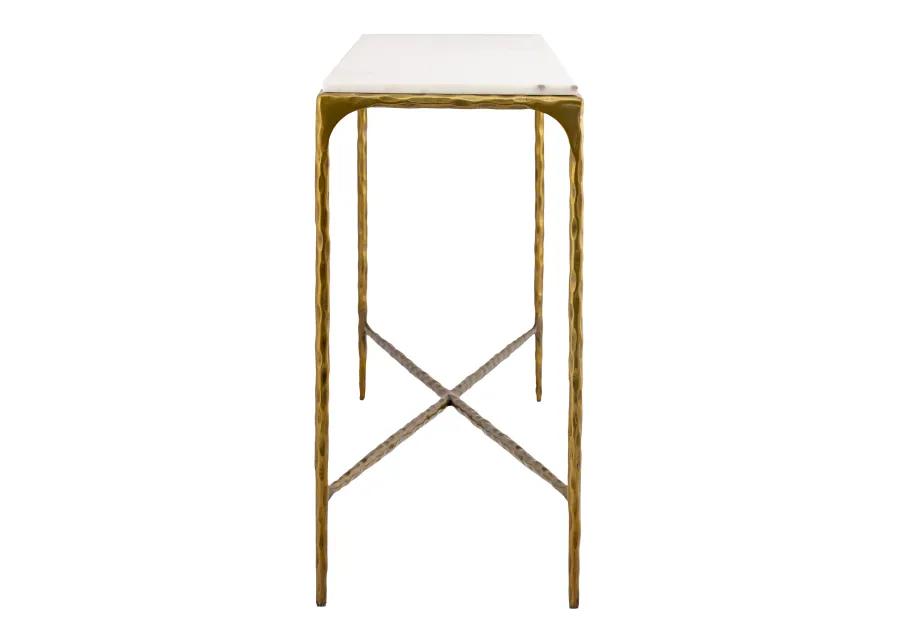 Seville Forged Gold Console Table