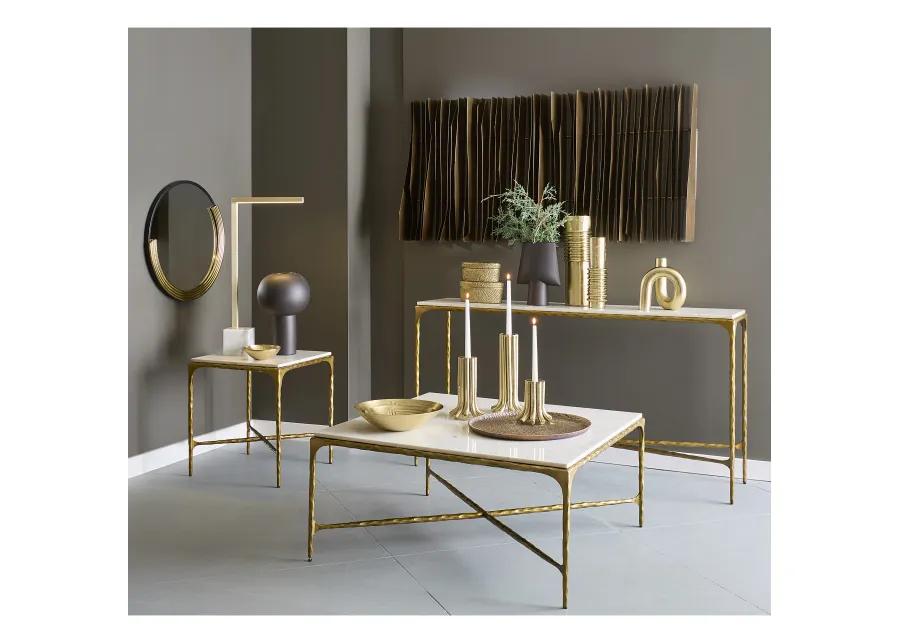 Seville Forged Gold Console Table