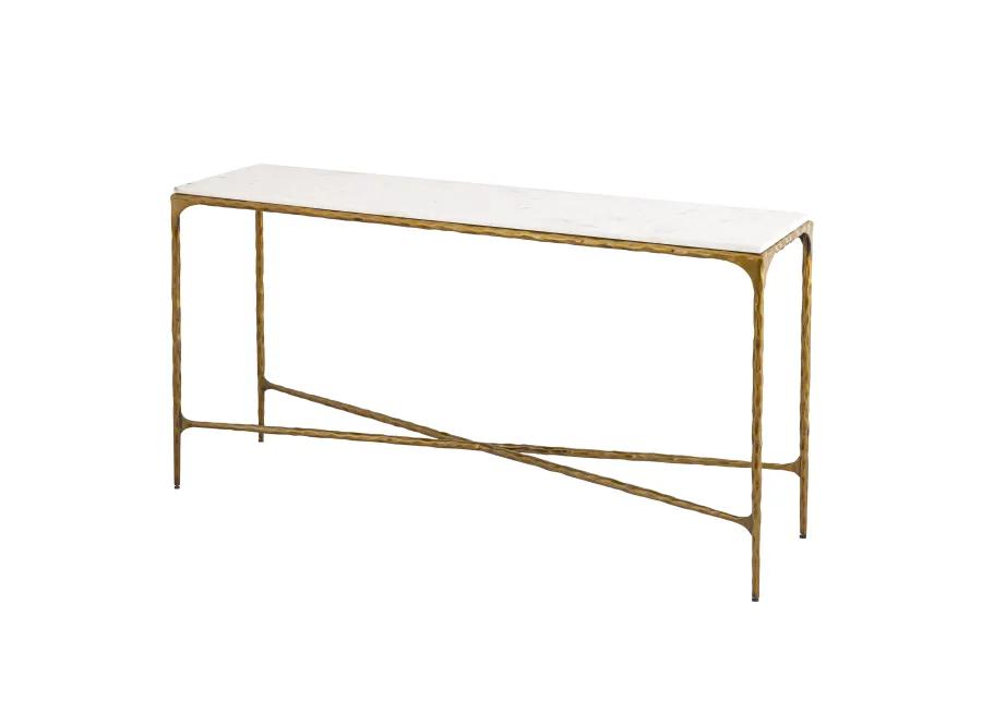 Seville Forged Gold Console Table