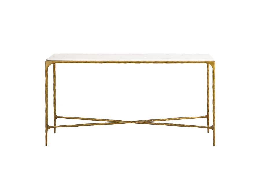 Seville Forged Gold Console Table