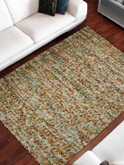 Hanu HU1 Green 5' x 7'6" Rug