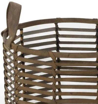 Finn Leather Basket Small