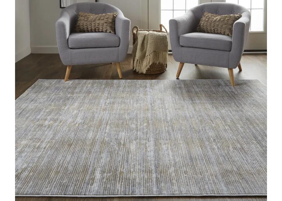 Laina 39GAF Taupe/Silver/Tan 9'8" x 12'8" Rug