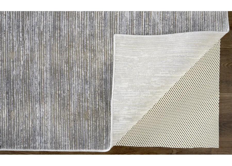 Laina 39GAF Taupe/Silver/Tan 9'8" x 12'8" Rug