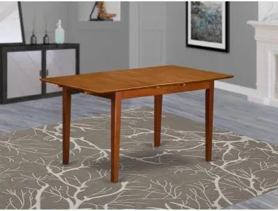 East West Furniture Picasso  Table  32  in  x  60in  with  12  in  butterfly  leaf