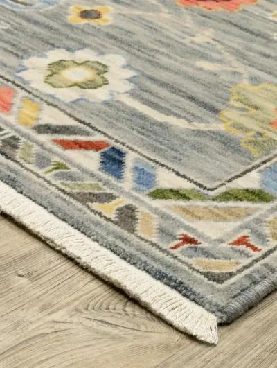 Lucca 5'3" x 7'6" Grey Rug