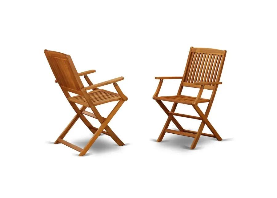 Wooden Patio Set Natural Oil