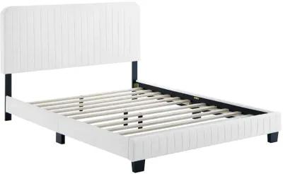 Modway - Celine Channel Tufted Performance Velvet Queen Platform Bed