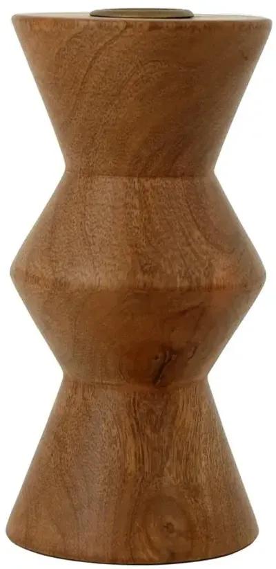 Moe�s Sequence Wooden Candle Holder Small Brown