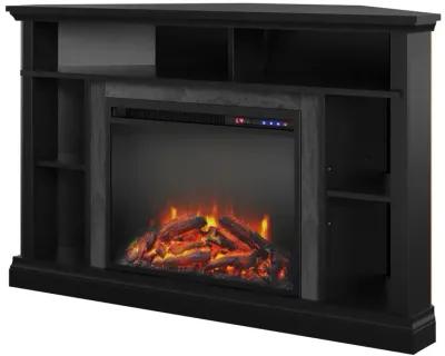 Ameriwood Home Overland Electric Corner Fireplace Space Heater for TVs up to 50"