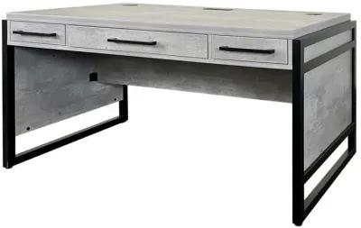 Mason 60" Writing Desk in Grey