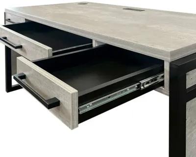 Mason 60" Writing Desk in Grey