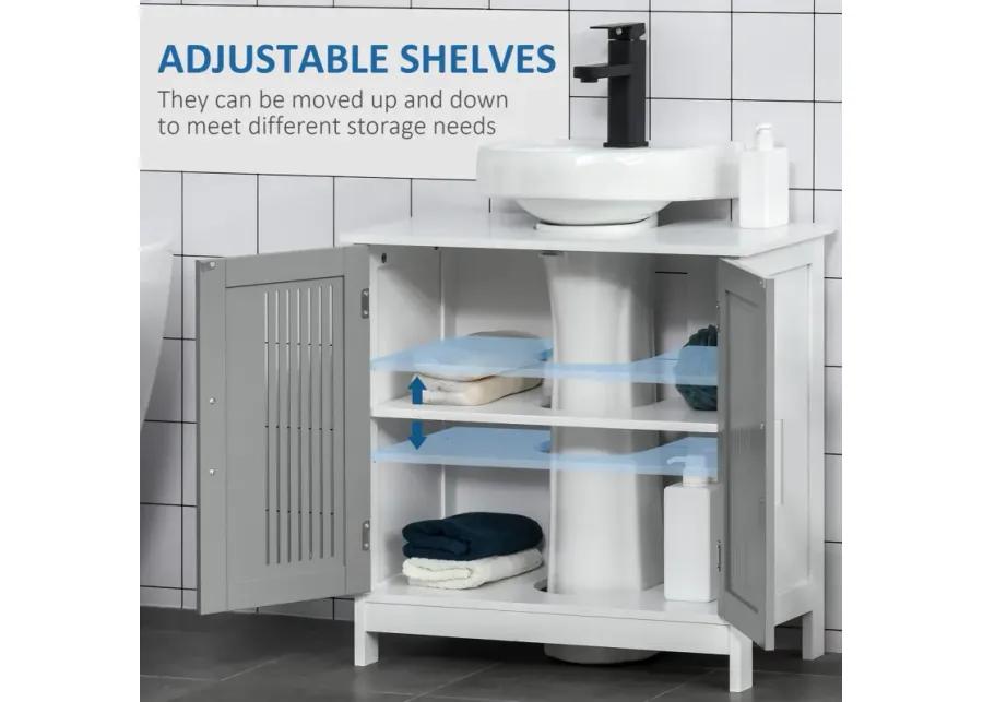 Under Sink Cabinet with Adjustable Shelves