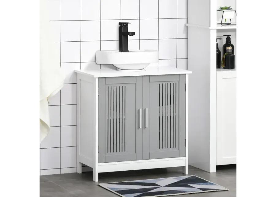 Under Sink Cabinet with Adjustable Shelves