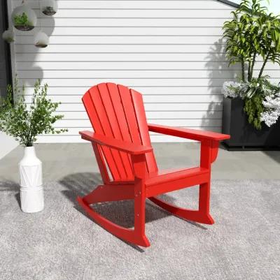 WestinTrends Outdoor Patio Adirondack Rocking Chair