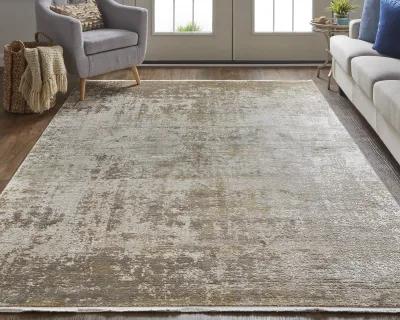 Cadiz 39FWF Taupe/Ivory/Gold 3'1" x 5' Rug