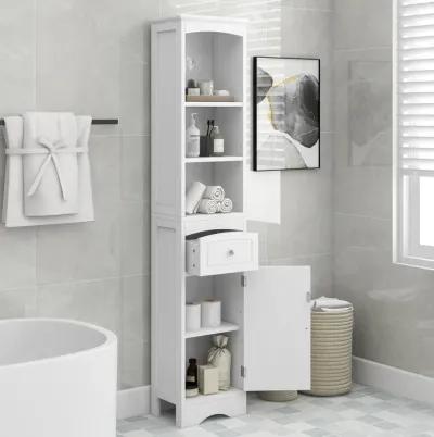 Merax Classic Freestanding Bathroom Storage Cabinet with Drawer