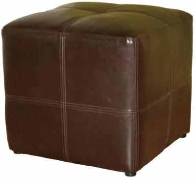 Baxton Studio Nox Dark Brown Ottoman