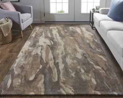 Amira 8632F Brown/Gray/Tan 3'6" x 5'6" Rug