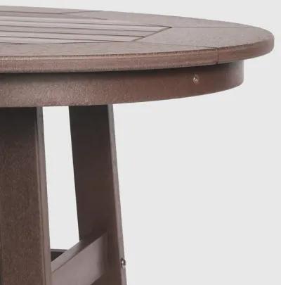 WestinTrends Outdoor 35" HDPE Round Patio Counter Height Bar Table