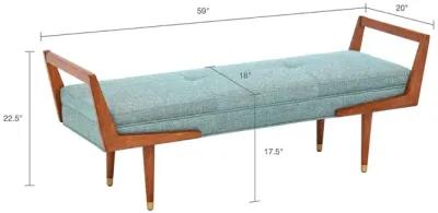 Gracie Mills Carlene Contemporary Accent Bench