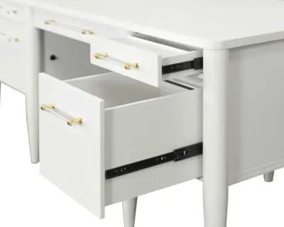 Shasta 66" Half Pedestal Desk