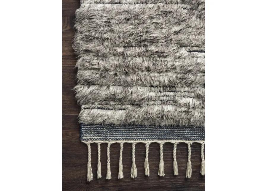 Khalid KF04 Pewter/Ink 9'6" x 13'6" Rug