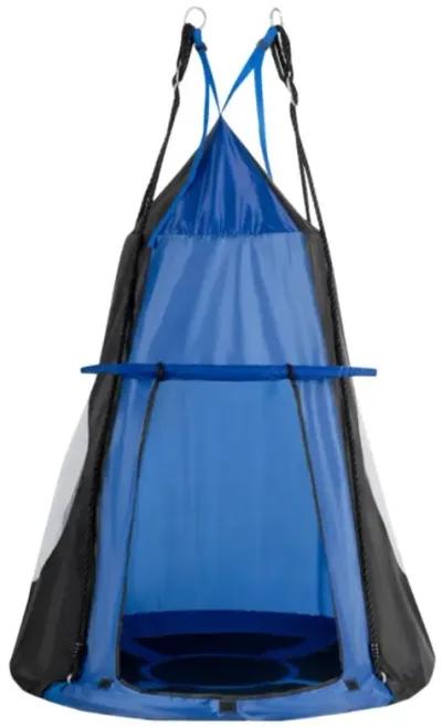 Hivvago 2-in-1 40 Inch Kids Hanging Chair Detachable Swing Tent