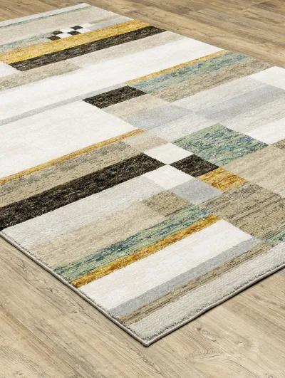 Strada 7'10" x 10'10" Beige Rug