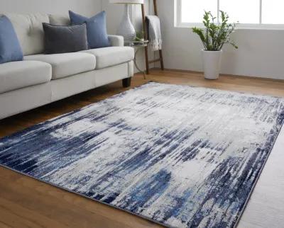 Indio 39GYF Tan/Blue/Ivory 9'2" X 12' Rug