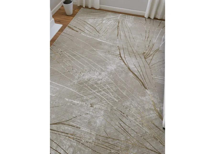 Waldor 39NBF 8' x 11' Taupe/Brown/Silver Rug