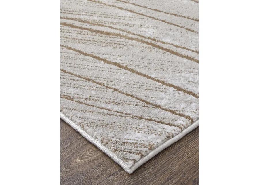 Waldor 39NBF 8' x 11' Taupe/Brown/Silver Rug