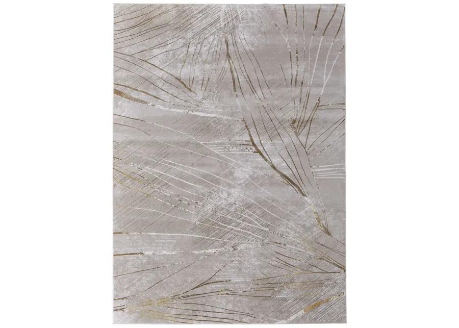 Waldor 39NBF 8' x 11' Taupe/Brown/Silver Rug