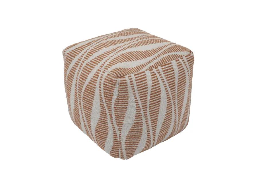 Ember Woven Pouf