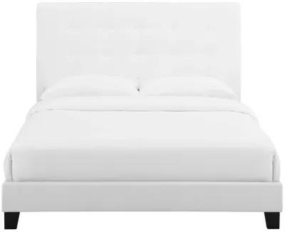 Modway - Melanie Queen Tufted Button Upholstered Fabric Platform Bed