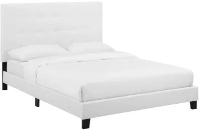 Modway - Melanie Queen Tufted Button Upholstered Fabric Platform Bed