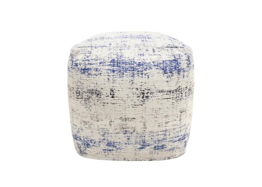 Pasargad Home Grandcanyon Distressed Cotton Pouf