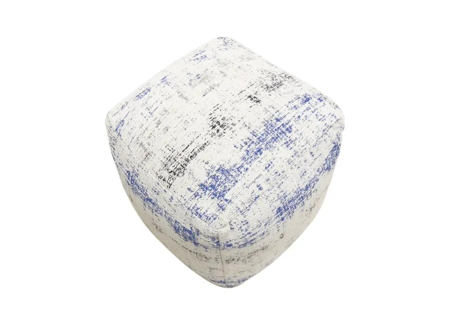 Pasargad Home Grandcanyon Distressed Cotton Pouf