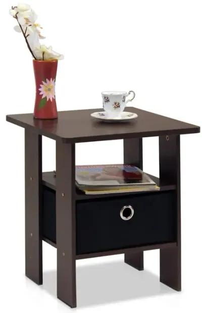 End Table Bedroom Night stand w/Bin Drawer